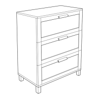 Preview: NEBODA 3 DRAWER CHEST 32X39"