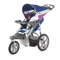 Preview: Single Seat Swivel Wheel Jogging Stroller