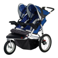 Preview: Double Seat Swivel Wheel Jogging Stroller