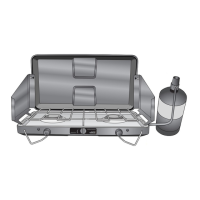 Preview: TWO BURNER STAINLESS STEEL PROPANE STOVE