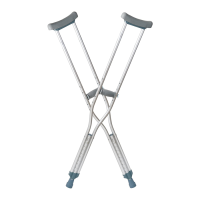 Preview: dynarex Aluminum Crutches