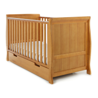 Preview: OBaby Lincoln Sleigh Cot Bed