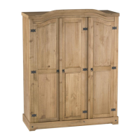 Preview: Birlea CORONA 3 DOOR WARDROBE