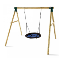 Preview: Plum Spider Monkey Swing Set