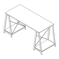 Preview: HOME LARGE TRESTLE TABLE DESK