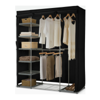 Preview: Triple Metal And Polycotton Wardrobe