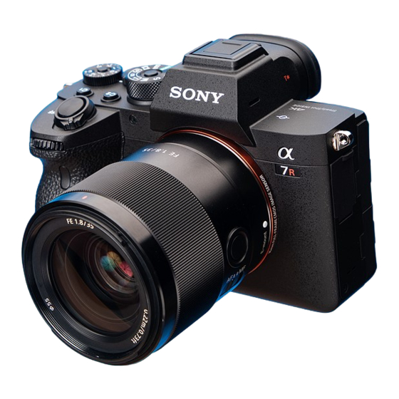 Sony A 7 R IV - User Manual
