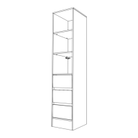 Preview: Howdens TOWER UNIT 3 DRAWERS