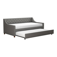 Preview: Upholstered Daybed and Trundle Twin