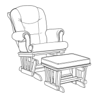 Preview: AFG Sleigh Glider Chair