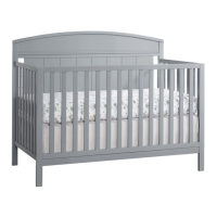 Preview: BALDWIN 4 IN 1 CONVERTIBLE CRIB 10911