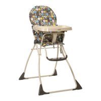 Preview: Cosco Flat Fold High Chair 03354