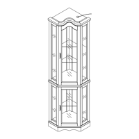 Preview: SEI LIGHTED CORNER CURIO