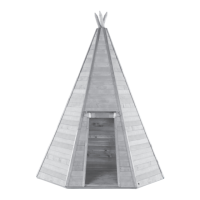 Preview: Plum Grand Wooden Teepee