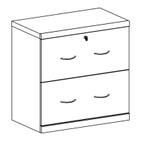 Preview: 2 Drawer File Cabinet ZL226X-2XLU