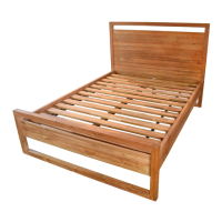 Preview: LINEA BED WITH SLATS