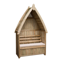 Preview: Cheltenham Arbour with Storage Box