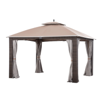 Preview: AUGUSTA WICKER GAZEBO L-GZ1190PST