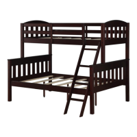 Preview: TWIN/FULL BUNK BED DA7499E