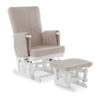 Preview: Deluxe Reclining Glider Chair and Stool