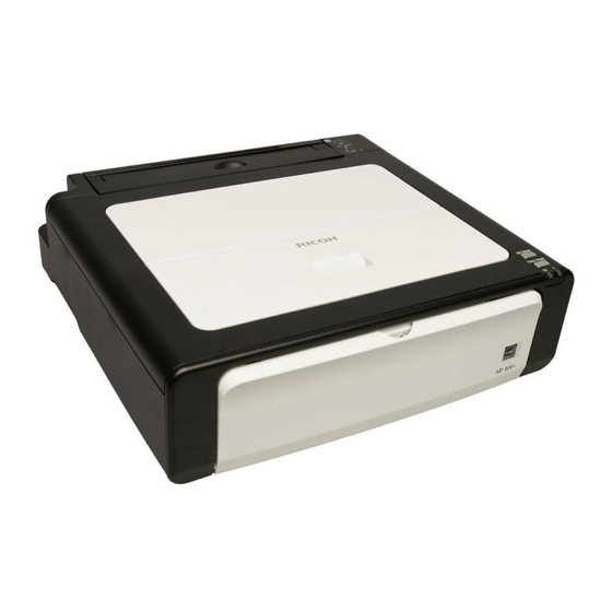 Tm100 Ricoh Ricoh Aficio SP 100 - User Manual