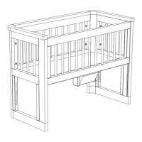 Preview: TROLL nursery SUN BEDSIDE CRIB