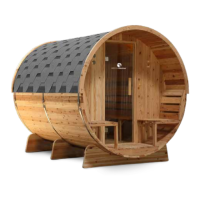 Preview: Alpine Spas Cedar Barrel Sauna