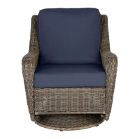 Preview: CAMBRIDGE PATIO SWIVEL ROCKER WITH CUSHION