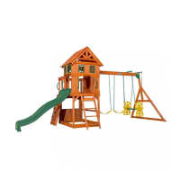 Preview: Atlantic Wooden Swing Set