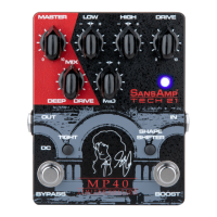 Preview: SansAmp Geddy Lee MP40 Limited Edition