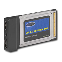 Preview: dx-uc202 - USB 2.0 PCMCIA Notebook Card