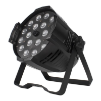 Preview: LED Zoom Par 18x18W RGBWA UV lighting