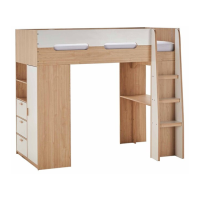 Preview: Lunar King Single Loft Bunk