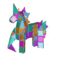 Preview: Techno Tiles Pastel Unicorn
