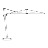 Preview: SUNVILLA 11 Foot Offset Umbrella