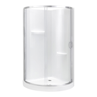 Preview: BREEZE ROUND CORNER SHOWER SCD 32x32x77