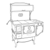 Wood stove Logo