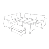 Preview: BHG BROOKBURY 4PC SECTIONAL DINING